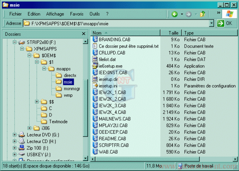 Article n° 25 - Intégrer les M à J des logiciels dans le CD de XP. - filesie6