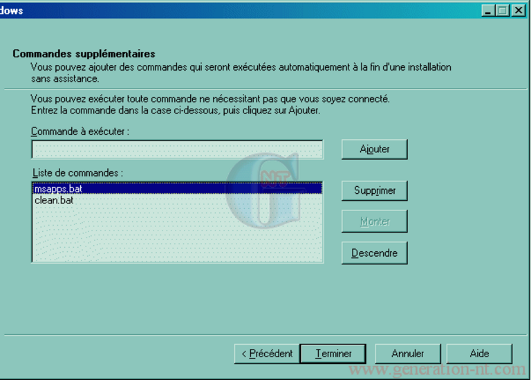 Article n° 25 - Intégrer les M à J des logiciels dans le CD de XP. - cmdsup