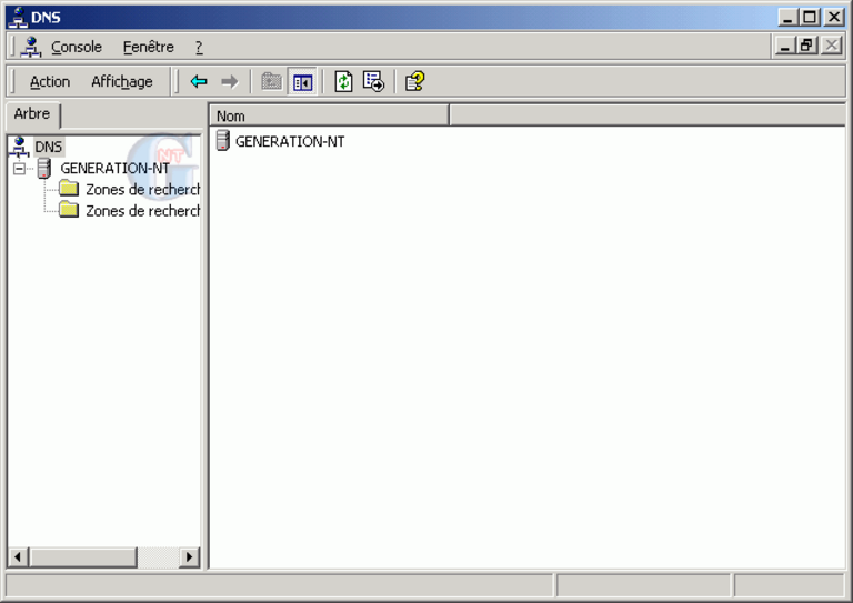 Article n° 34 - Serveur DNS sous Windows 2000 Server - dns-71 - dns 2000 serveur