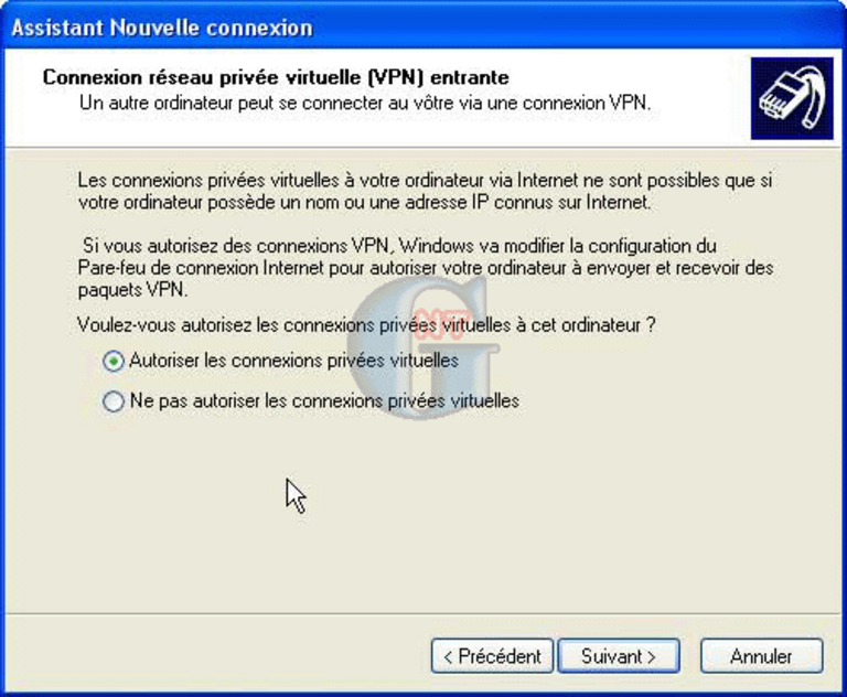 Article n° 40 - Connecter un portable en wifi sur réseau avec ICS. - capture11