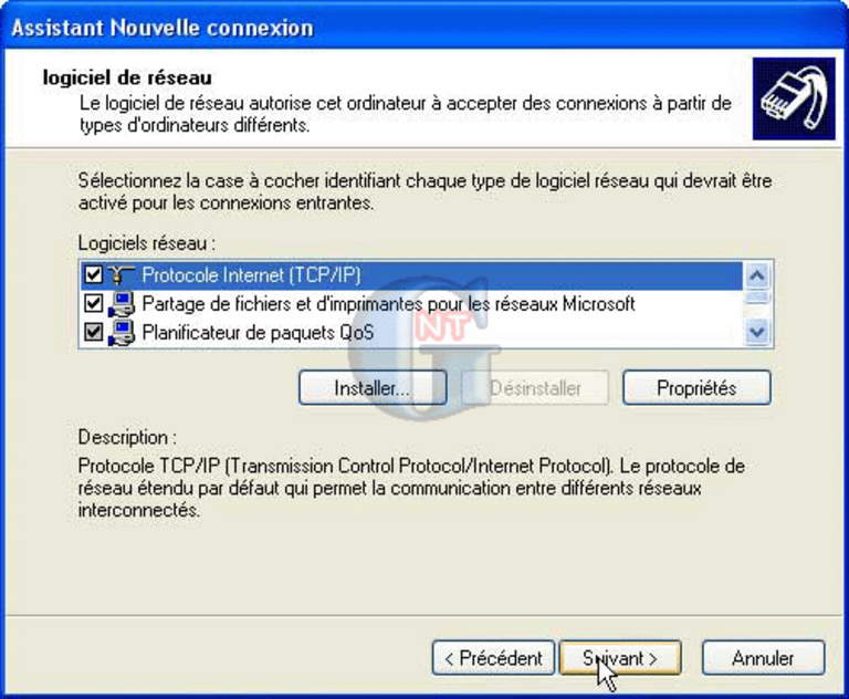 Article n° 40 - Connecter un portable en wifi sur réseau avec ICS. - capture14