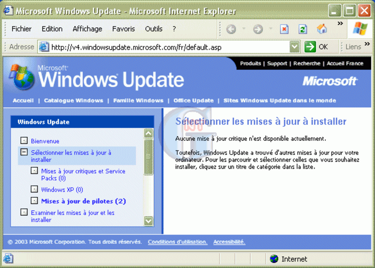 Article n° 49 - Ajout de correctifs Microsoft dans le CD d'instal - 24 correctifs dans cd windows xp