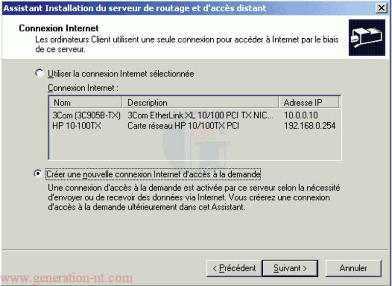 Article n° 21 - Partage de connexion Internet avec NAT - 4