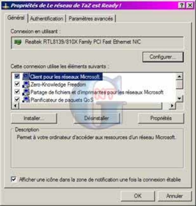 Article n° 57 - Créer un serveur FTP : routeur Netgear DG814 - 04- netgear