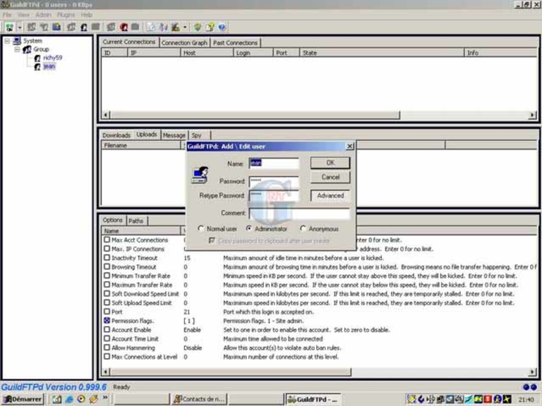 Article n° 57 - Créer un serveur FTP : routeur Netgear DG814 - 31- netgear