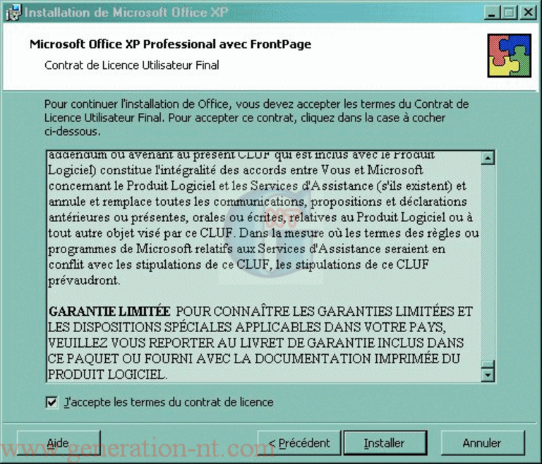 Article n° 59 - Création d'un CD Office XP avec le SP3 inclus - 3