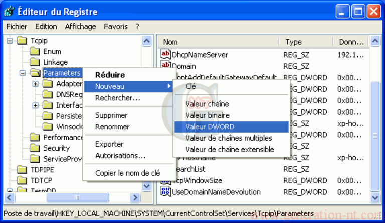Article n° 144 - Activer le processeur de la carte r&eacute;seau - 1