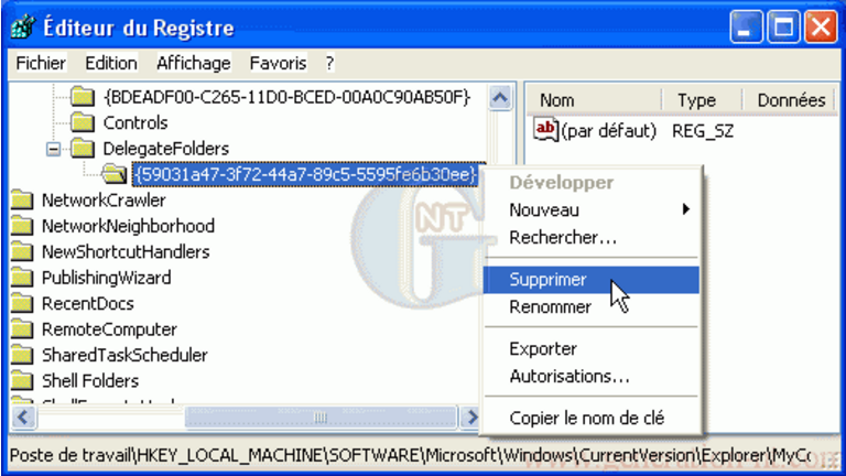 Article n° 125 - Supprimer le dossier Documents partag&eacute;s - 4