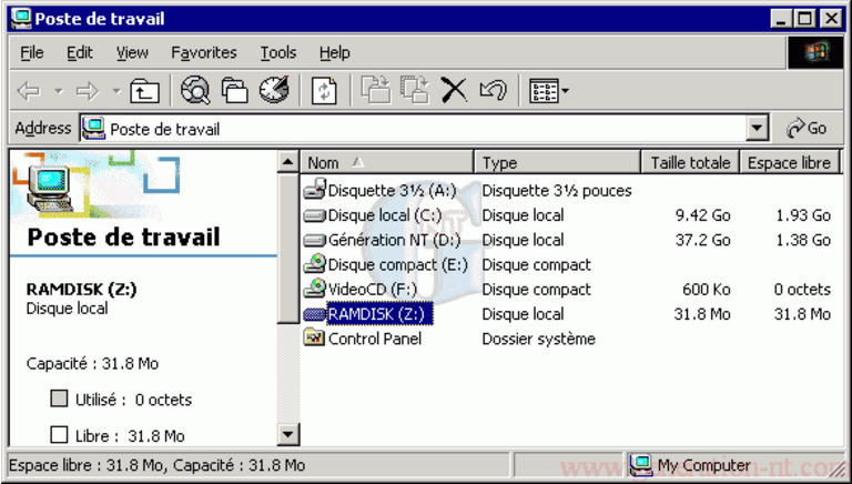 Article n° 124 - Cr&eacute;er un RamDisk - 1