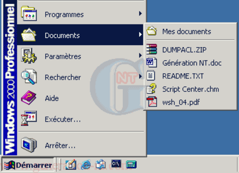 Article n° 120 - Supprimer le contenu du menu "Documents" - 1