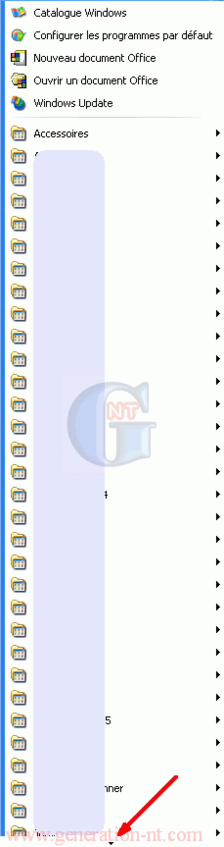 Article n° 88 - Organisez votre menu D&eacute;marrer "Tous les programmes"  (XP) - 1