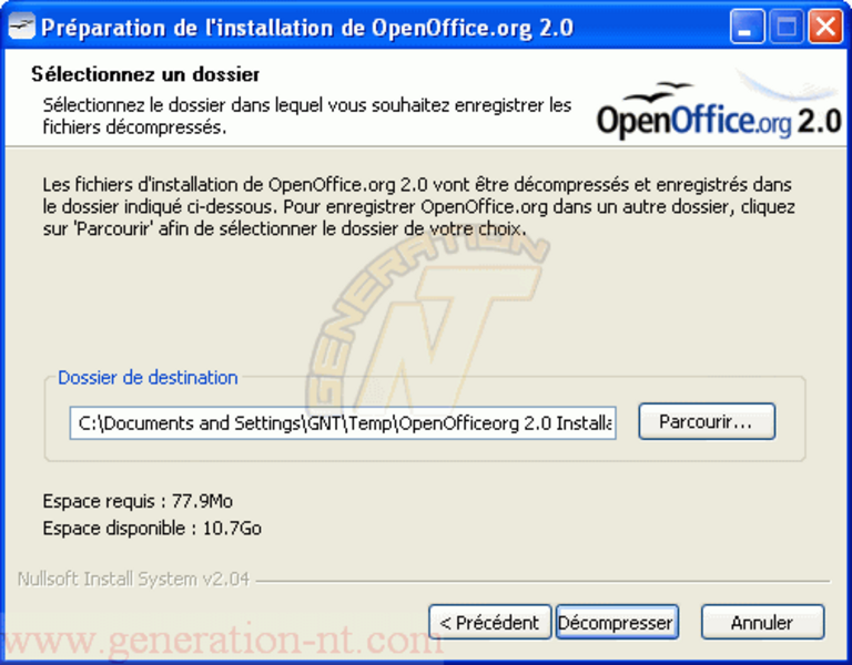 Article n° 94 - OpenOffice.org 2.0 : présentation et test - Installation OpenOffice.org 2.0 -3