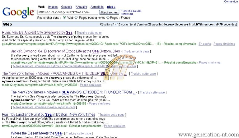 Article n° 103 - Comment utiliser toutes les fonctionnalités de Google - NYtimes