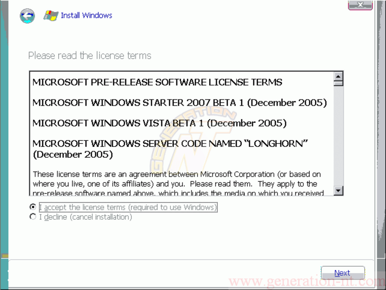 Article n° 106 - Test et fonctionnalités de Windows Vista - 7 Windows Vista installation