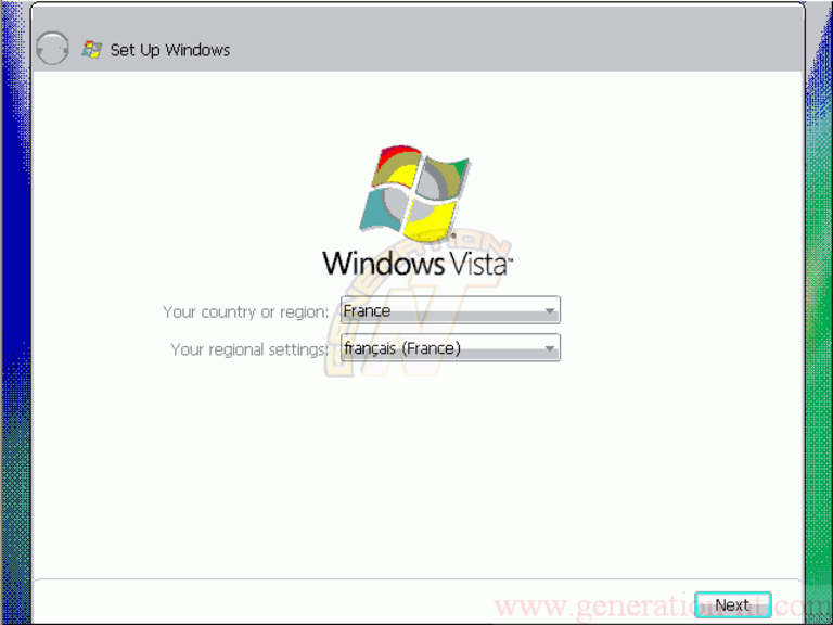 Article n° 106 - Test et fonctionnalités de Windows Vista - 13 Windows Vista installation
