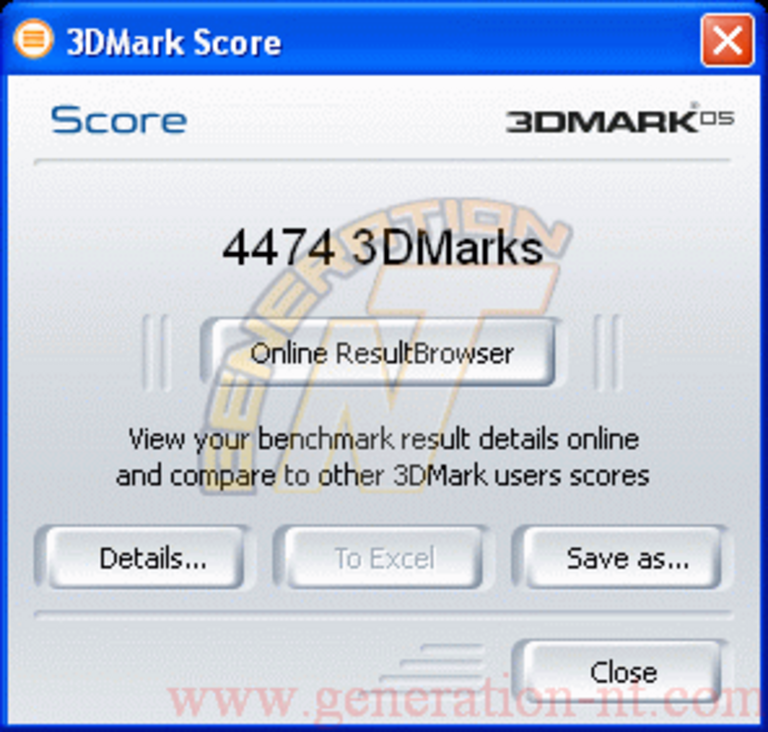 Article n° 107 - Test de Windows Vista - partie 2 - 74 - 3Dmark2005 - XP - score