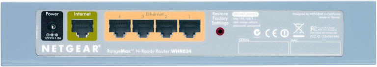Netgear routeur DG834N_back