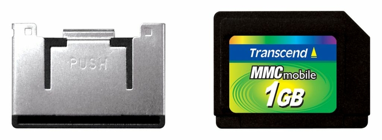 transcend MMC Mobile_1GB with adapter