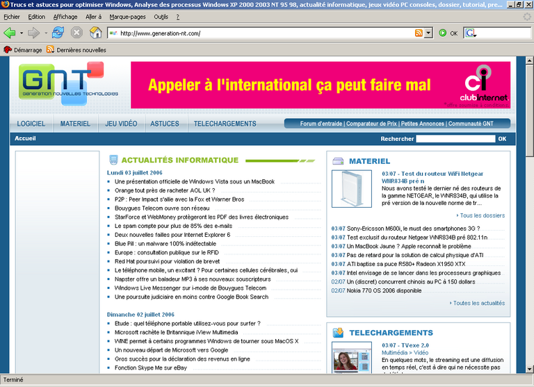 Firefox - Mozilla - exemple