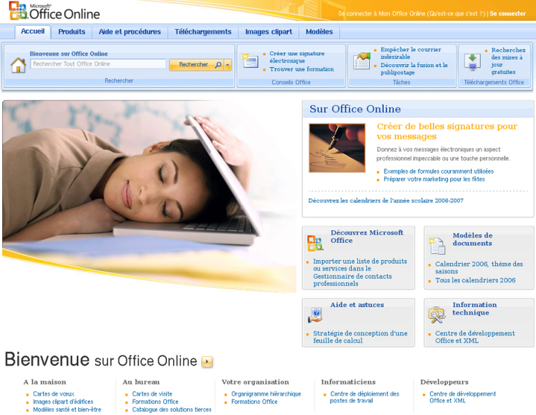 Site Office Online - Nouvelle mouture