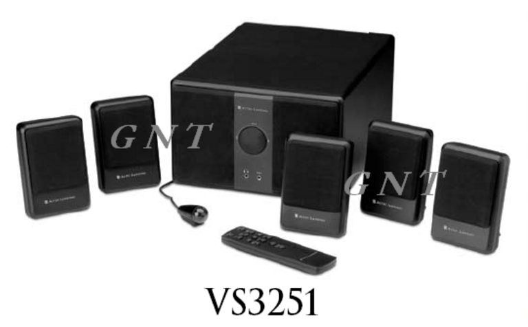 Altec Lansing ensemble audio VS3251