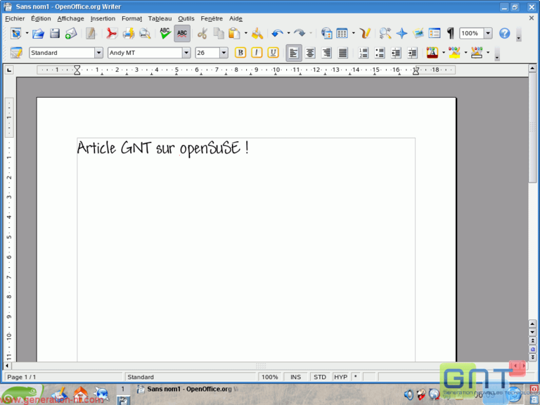 OpenOffice Writer