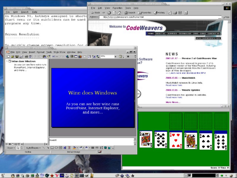 Wine screenshot