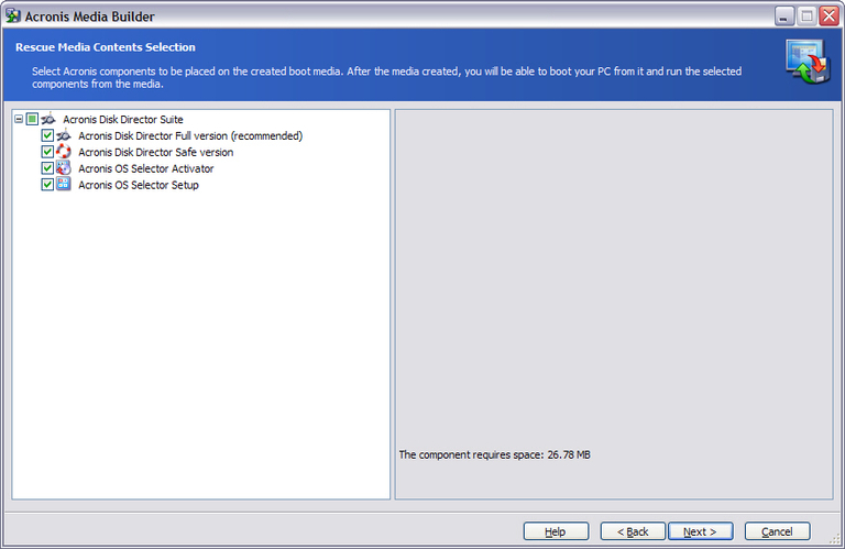 Acronis Media Builder