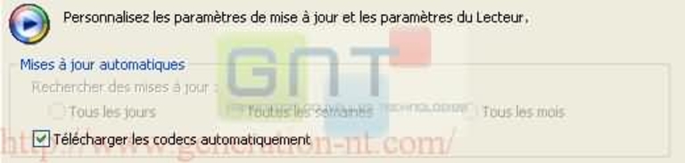Mises à jour désactivées