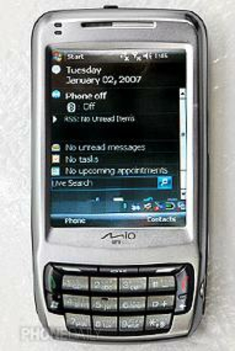 Mio A702 face