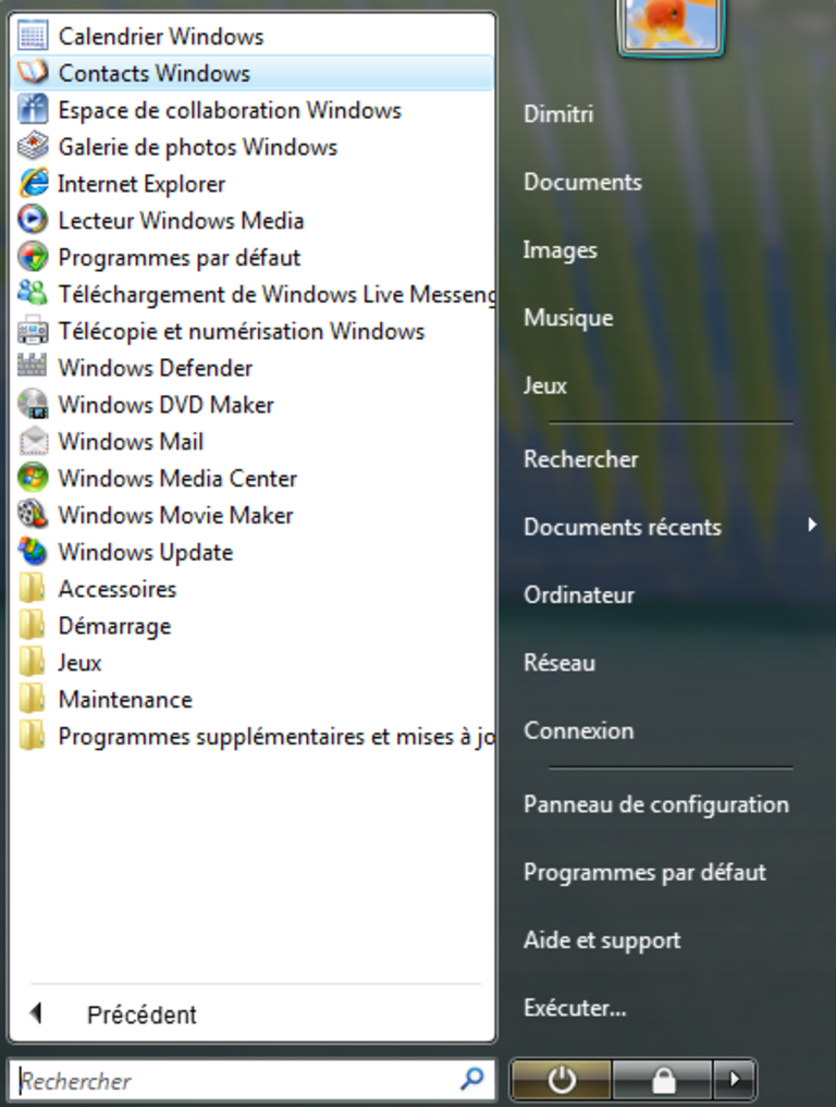 Contacts Vista 2