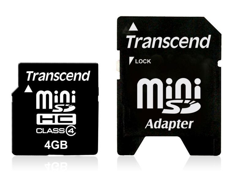 Transcend 4GB miniSDHC