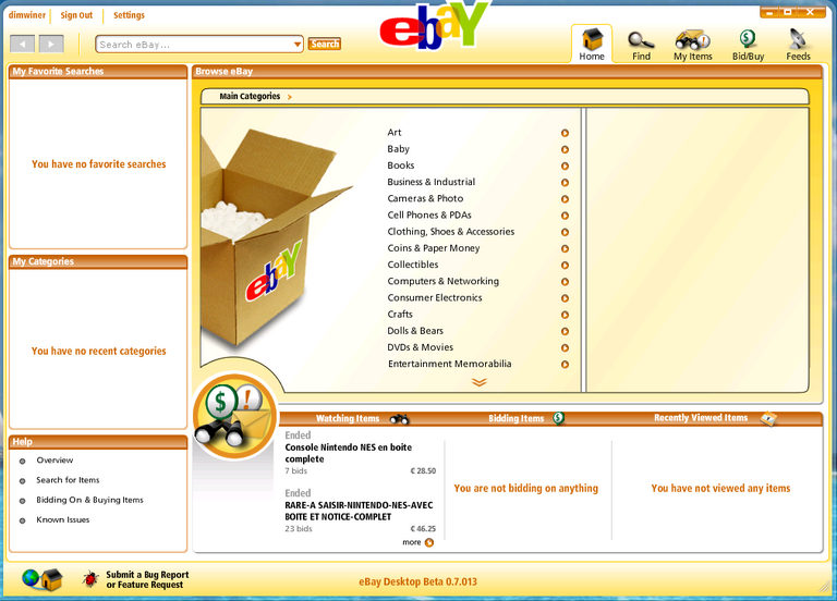 eBay Desktop