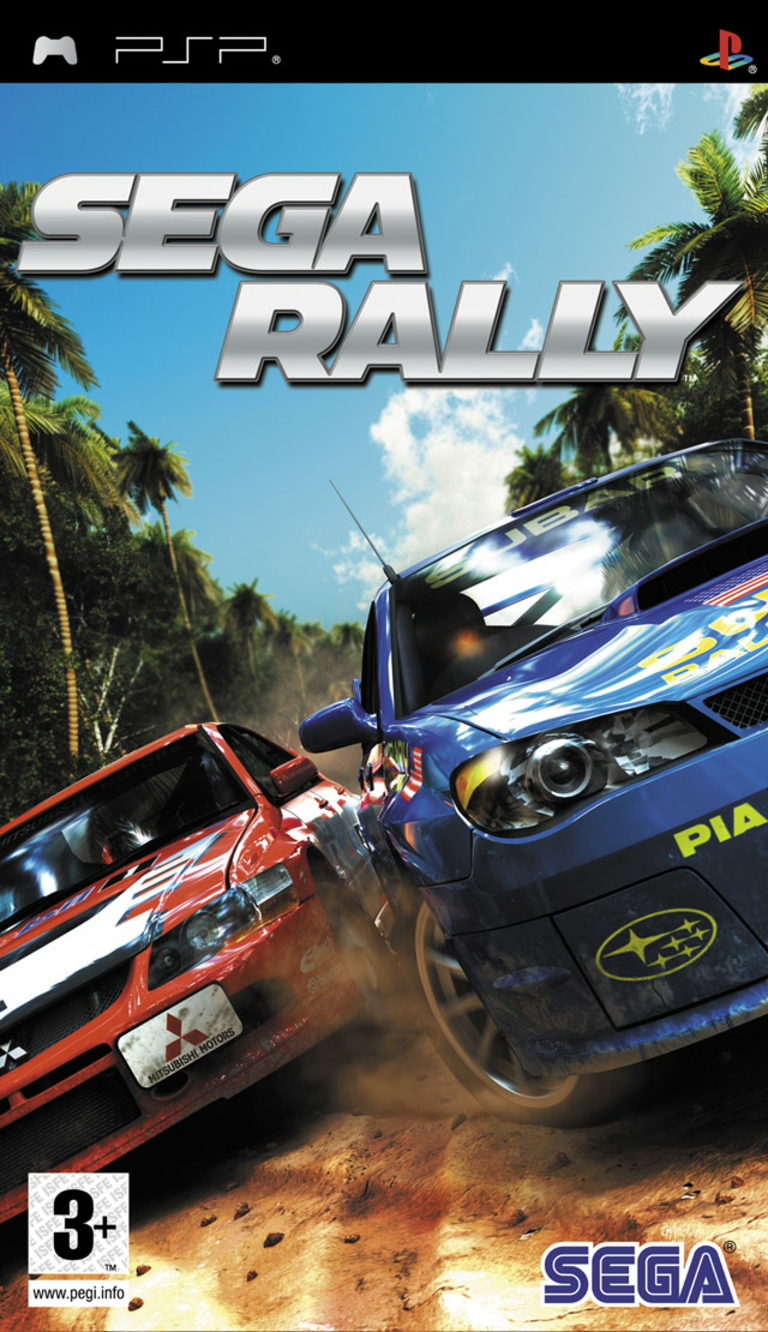 Sega Rally PSP Packshot