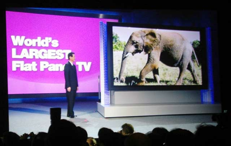 Panasonic Plasma 150 pouces CES 1