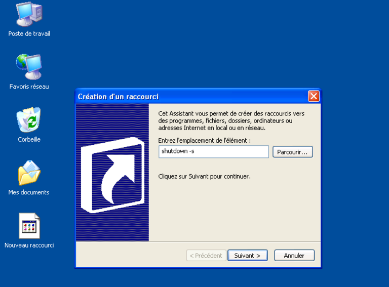Raccourcis 2