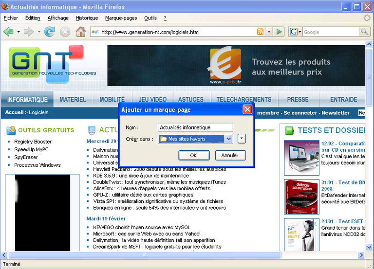 Firefox Favoris 5