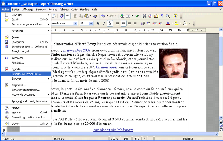 PDF OpenOffice 2