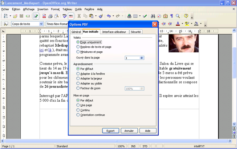 PDF OpenOffice 4