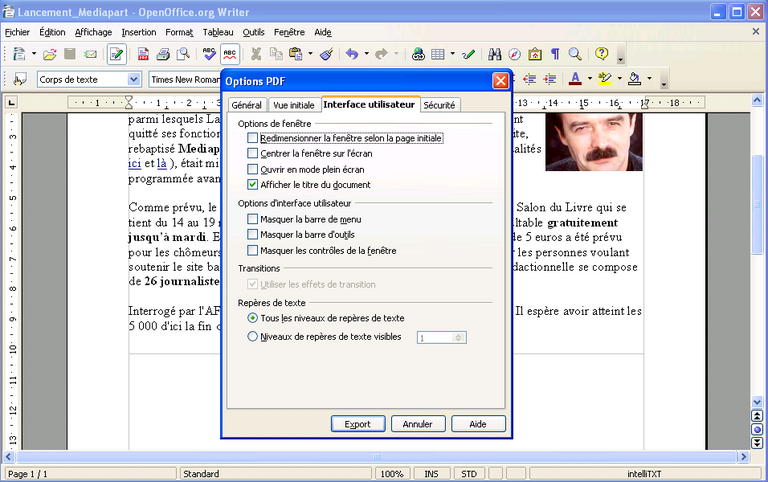 PDF OpenOffice 5
