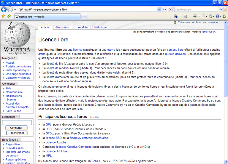 logiciels libres wikipedia