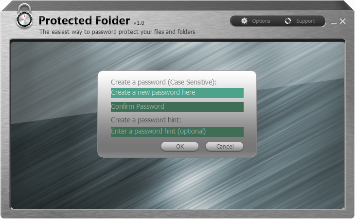 Protected Folder screen2