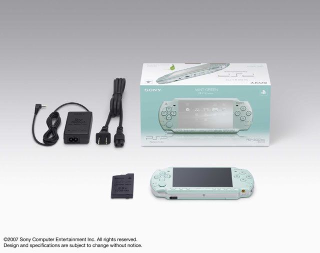 PSP Slim & Lite Mint Green - 1