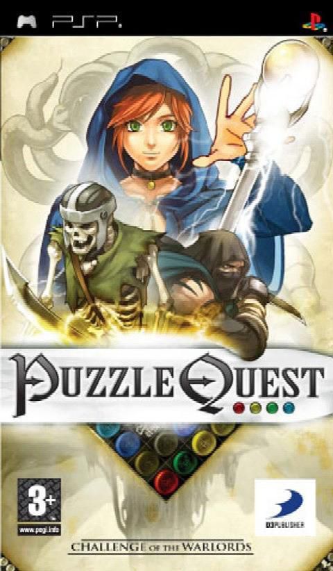 Puzzle Quest Challenge of the Warlords jaquette PSP int