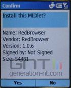 Redbrowser menace pour java 2 mobile edition Redbrowser menace pour java 2 mobile edition