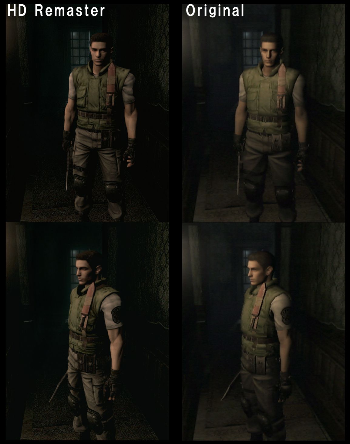 Resident Evil Rebirth HD - comparatif 1