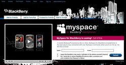 RIM Blackberry MySpace