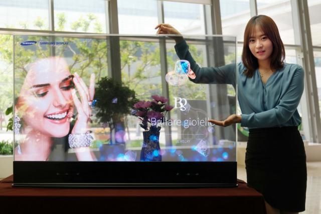 Samsung OLED transparent