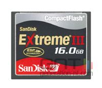 Sandisk extreme iii compactflash 16 go