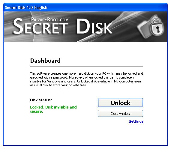 Secret disk screen 1